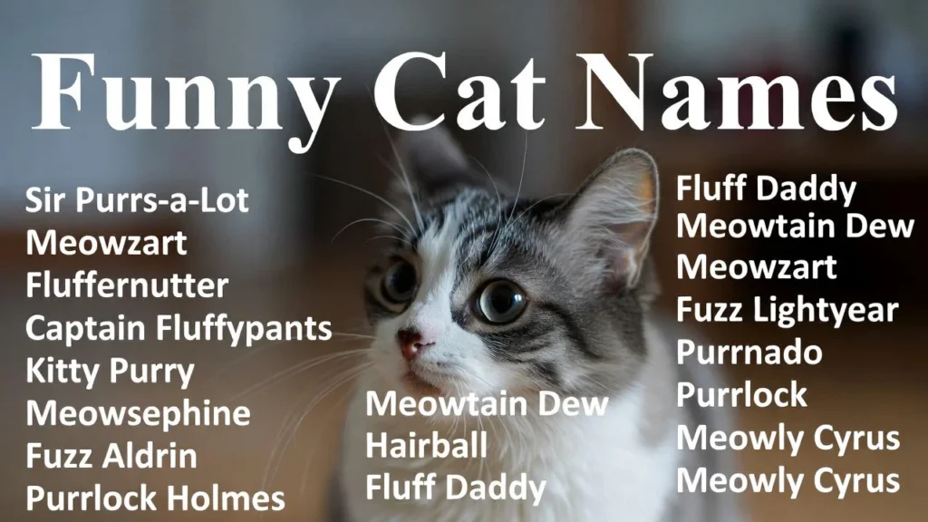 Cute But Funny Cat Names