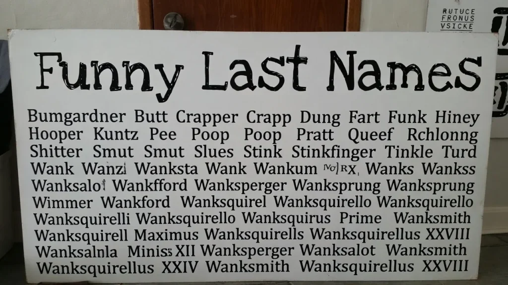 Animal-Themed Funny Last Names