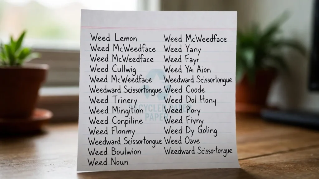 Animal-Themed Funny Weed Names