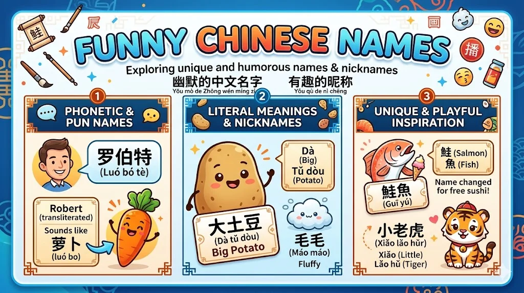 🔥 Best Funny Chinese Names Everyone Will Love