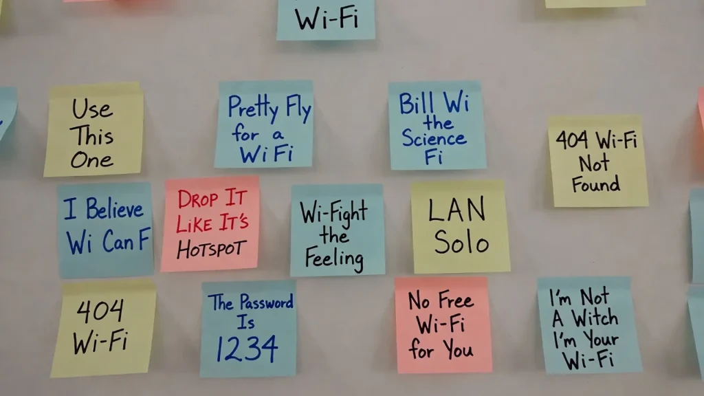 Clever Wordplay Funny WiFi Names