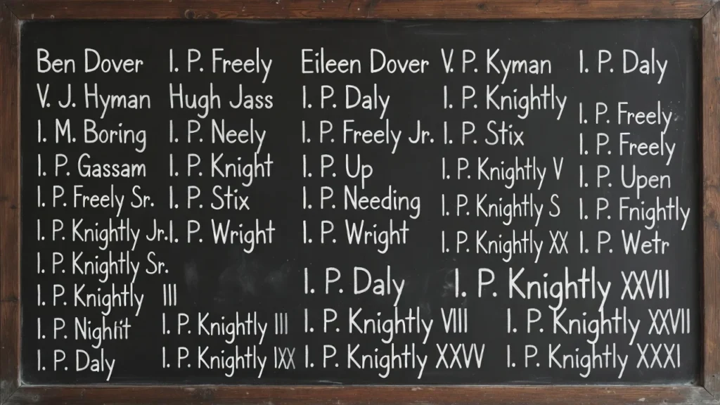 Clever Wordplay Names