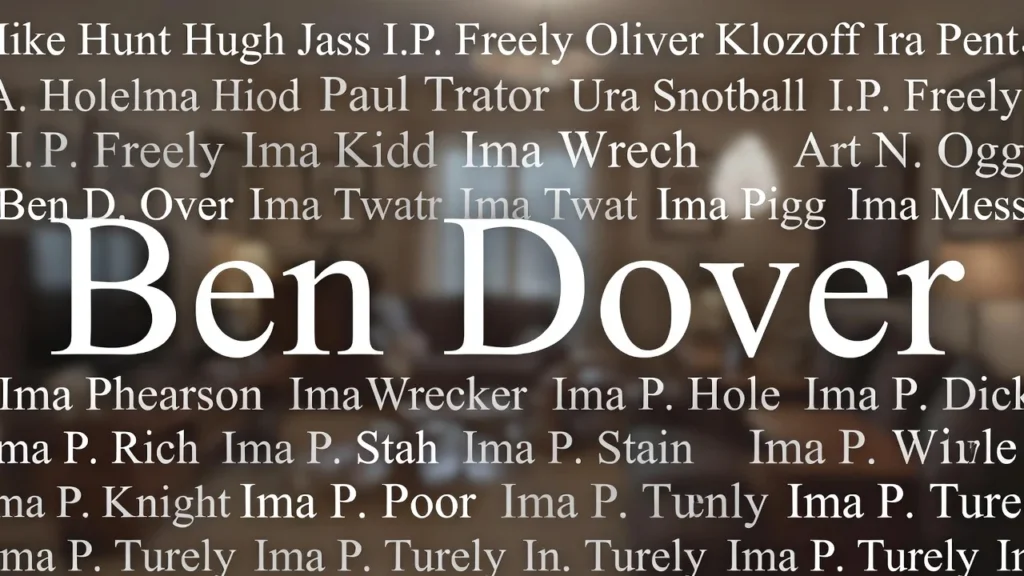 Creative Pun Names Similar to Ben Dover