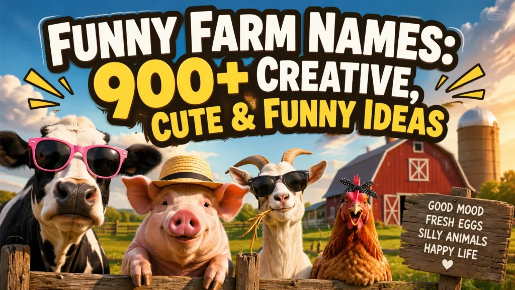 ๐ Cute Farm Names That Melt Your Heart
