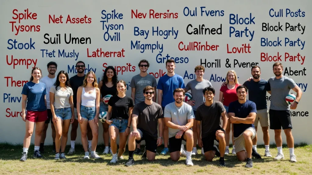 Clever Volleyball Pun Team Names