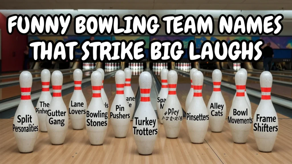Dirty Funny Bowling Team Names