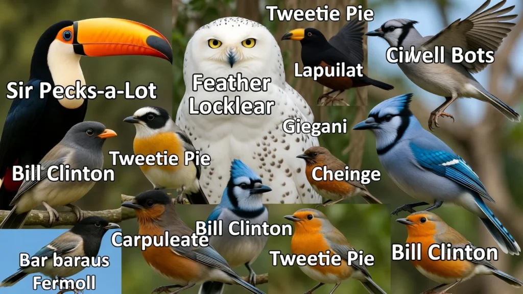 Food-Inspired Funny Bird Names