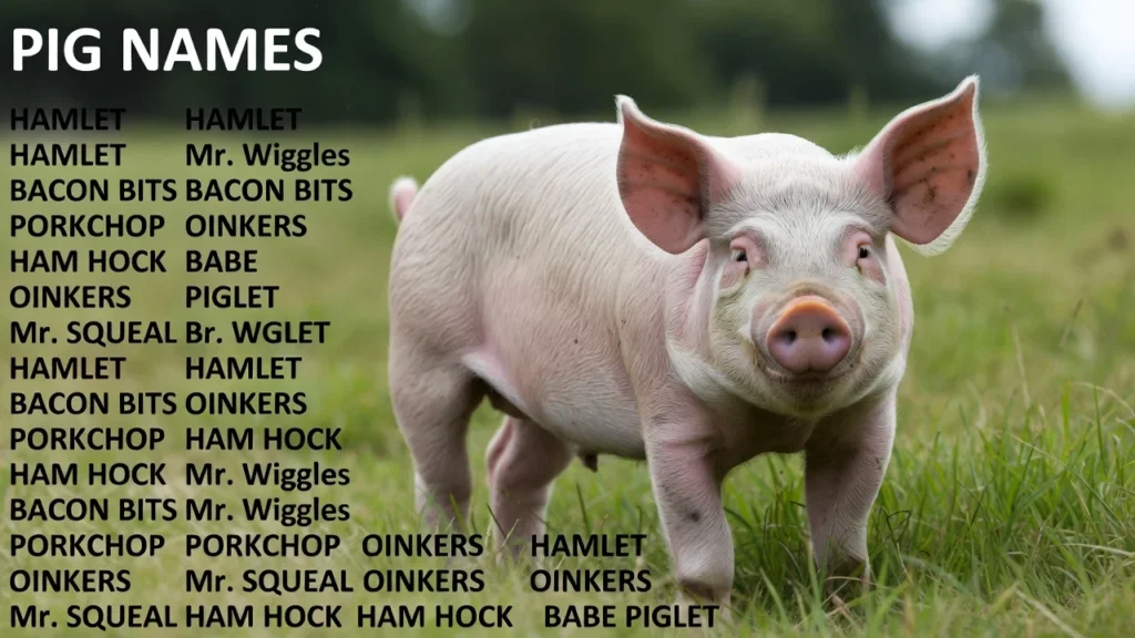 Food-Inspired Funny Pig Names