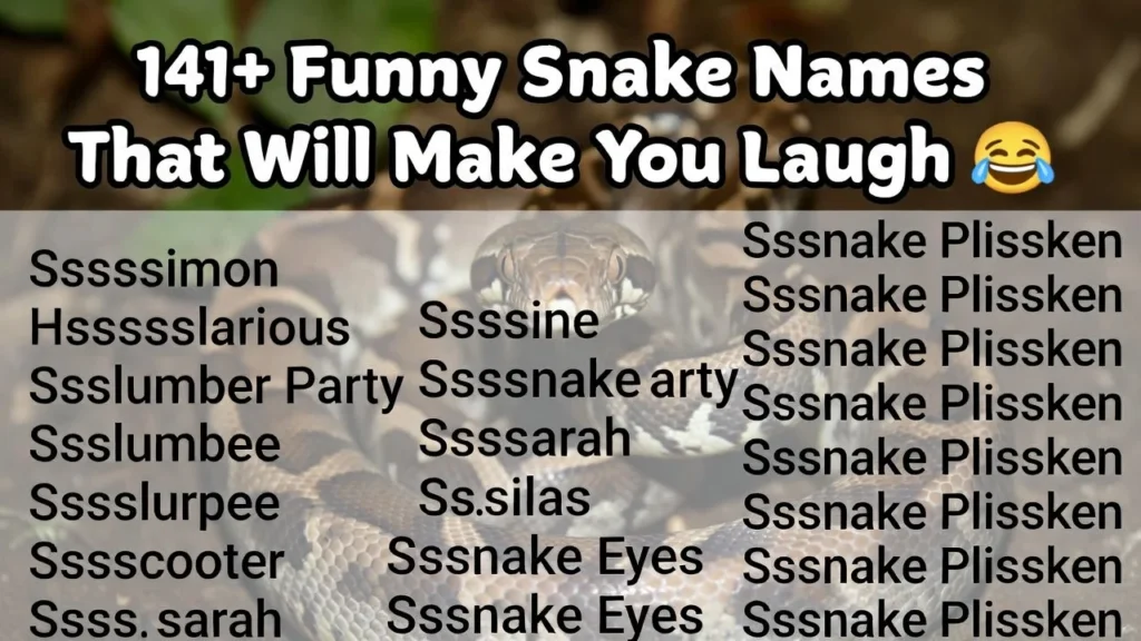 Food-Inspired Snake Names
