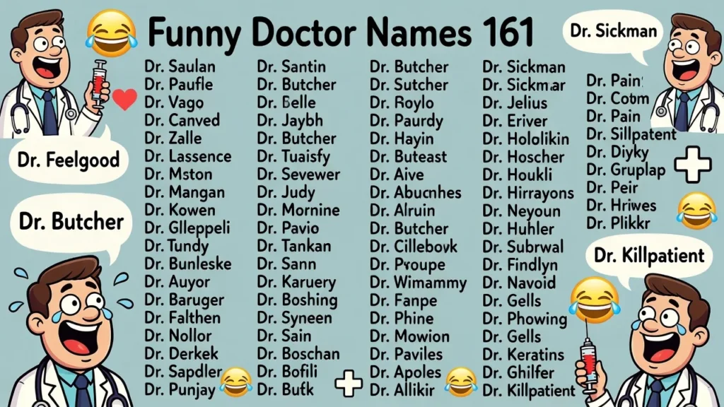 Food-Themed Funny Doctor Names