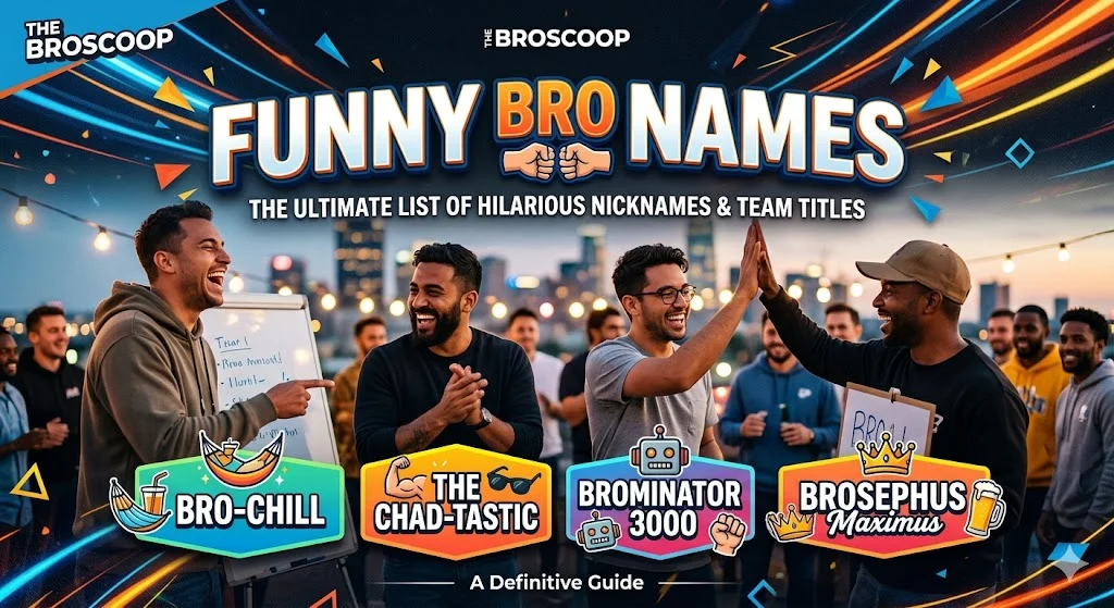 Funny Bro Names for School Friends