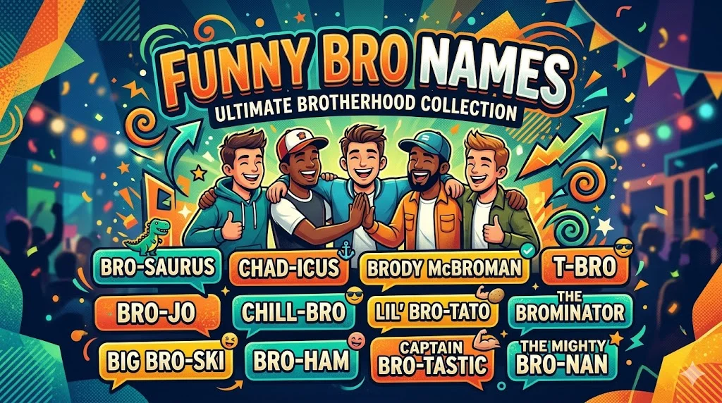 Funny Bro Names for Social Media 