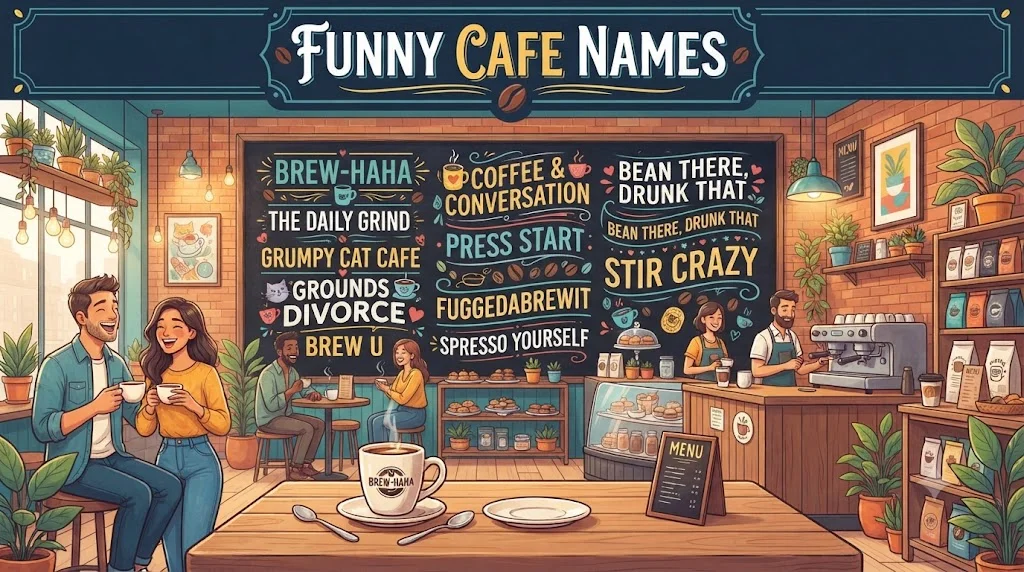 Funny Cafe Names 