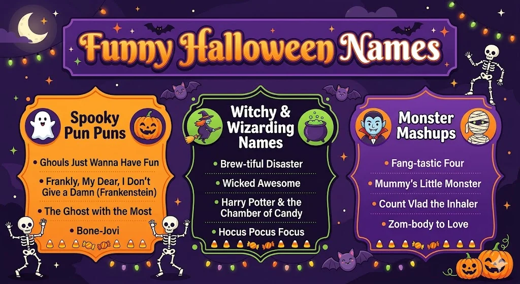 Funny Halloween Names