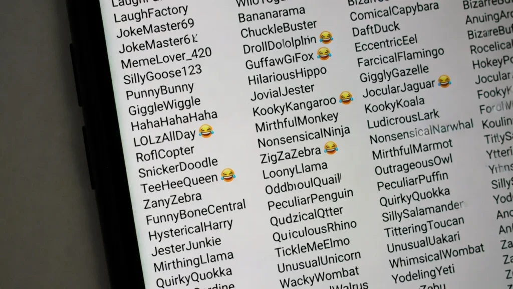 Funny Instagram Names for Cool Guys