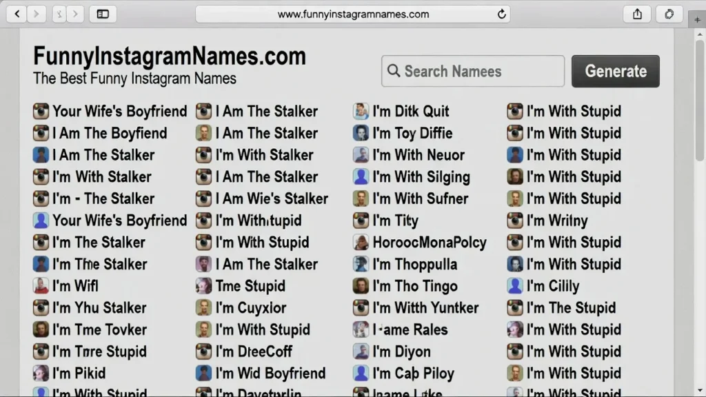 Funny Instagram Names for Meme Lovers