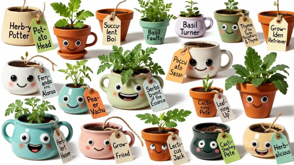 Funny Pot Names for Office Desk Pots ๐ข