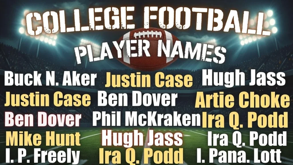 Funny Running Back Names