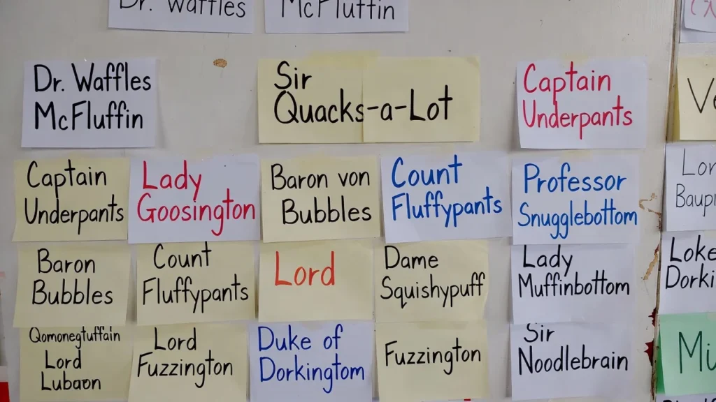 Funny Strange Names for Social Media Profiles