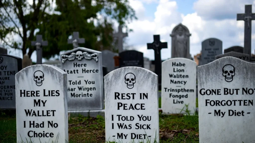 Pun-Based Tombstone Names