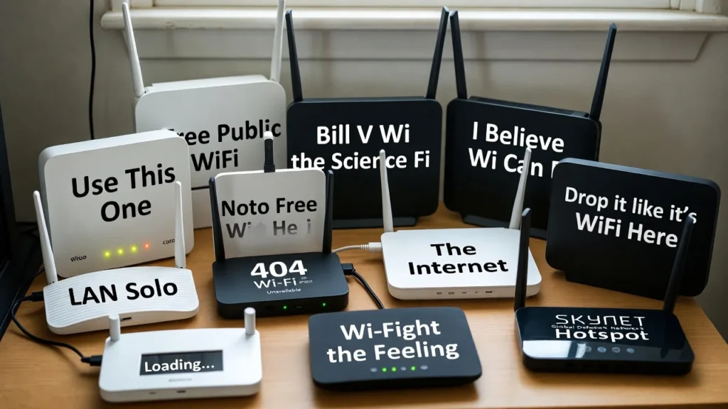 Savage and Roasting WiFi Names