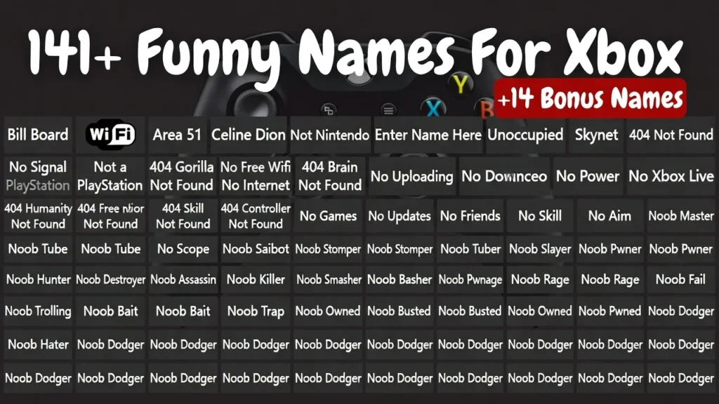 Silly Xbox Gamertags That Stand Out 🤪