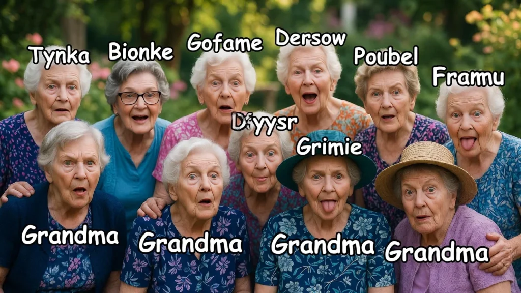 Animal-Inspired Funny Grandma Names