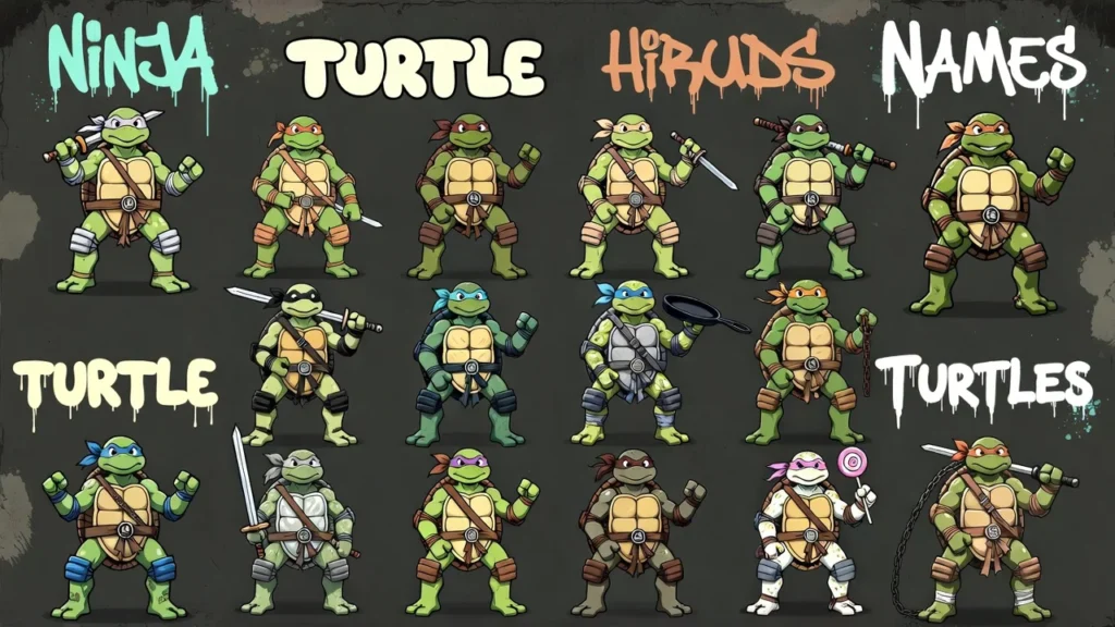 Cool Ninja Turtle Gamer Tags