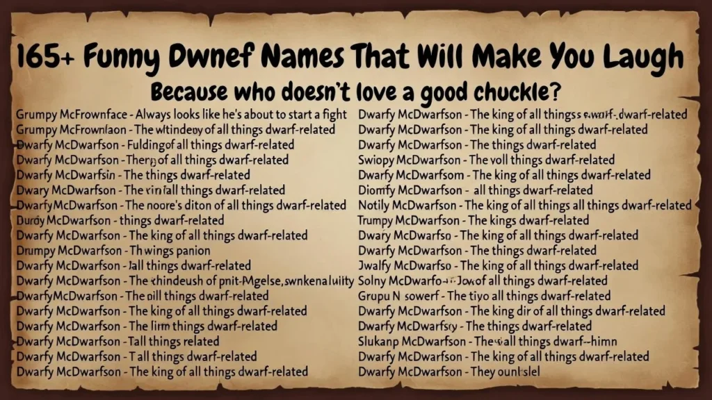 Drunk and Happy Names