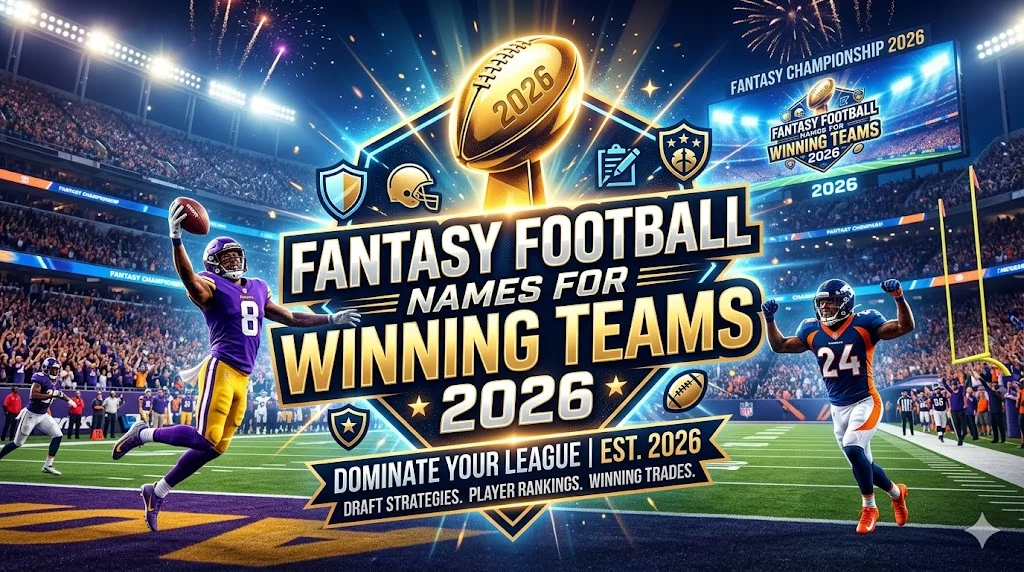 Fantasy Football Names for Winning Teams 2026