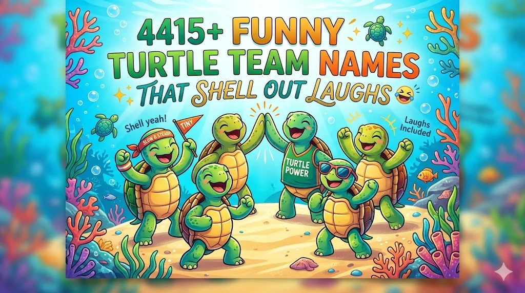 Food-Loving Turtle Team Names That Taste Funny