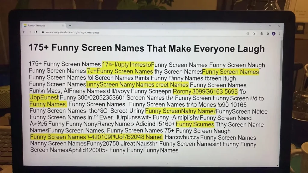 Gamer Style Funny Names 🎮