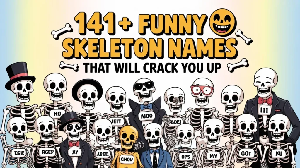 Gamer Tag Skeleton Names