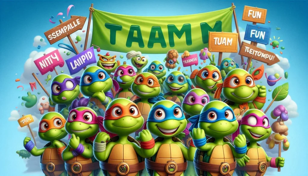 Lazy But Legendary Turtle Team Names