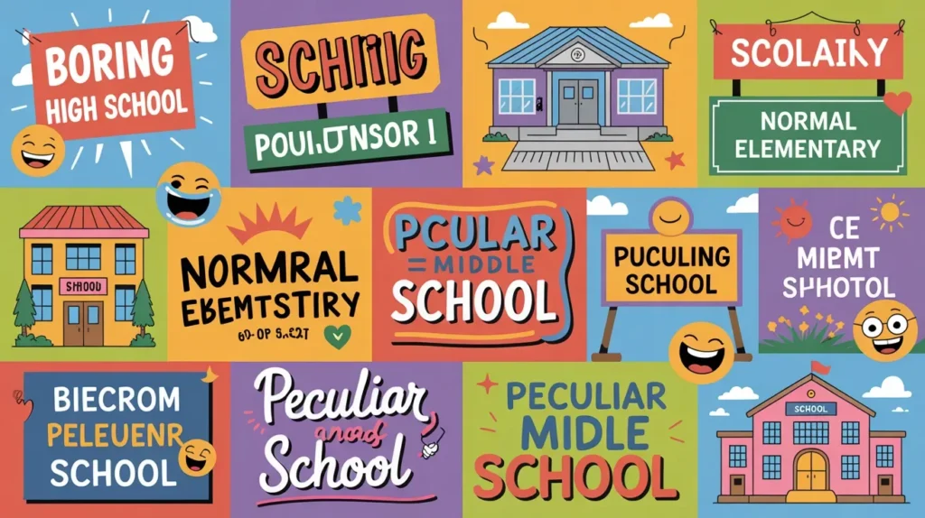 Naughty but Funny School Names 😂