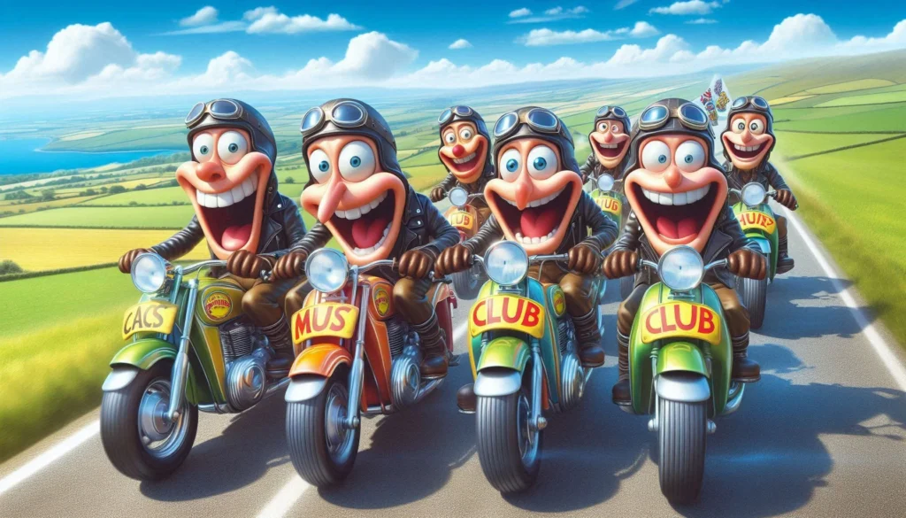 Pun-Filled Motorcycle Club Names