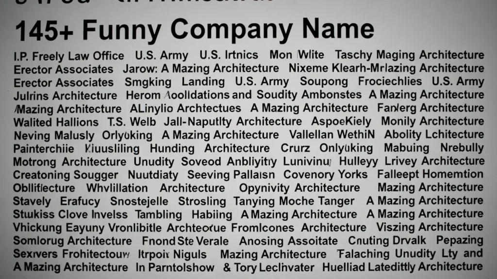 Tech Company Funny Names