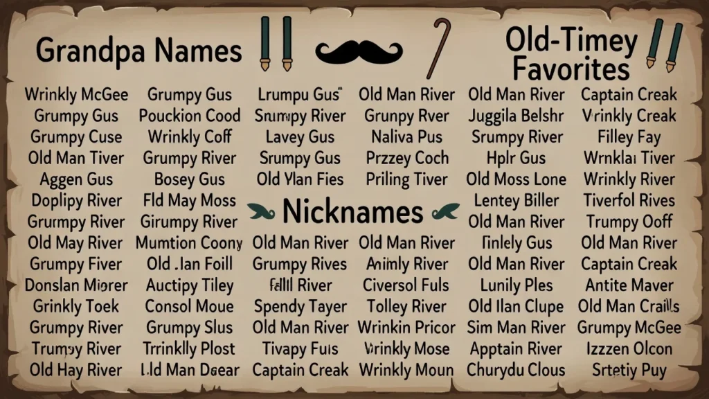 Weird Old Man Names