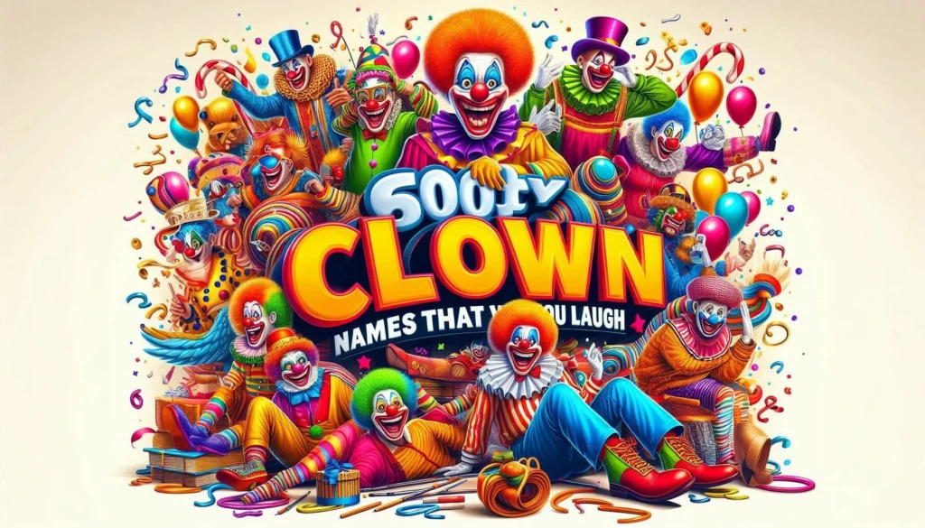 🎪 Cute Clown Names That Melt Your Heart