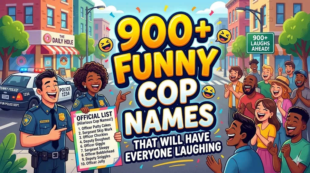 Cute Cop Names That Melt Your Heart