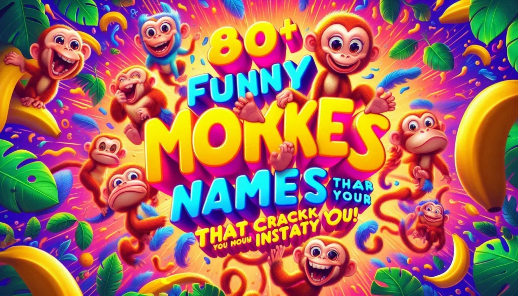 🦉 Cute Monkey Names That Melt Your Heart 🐒