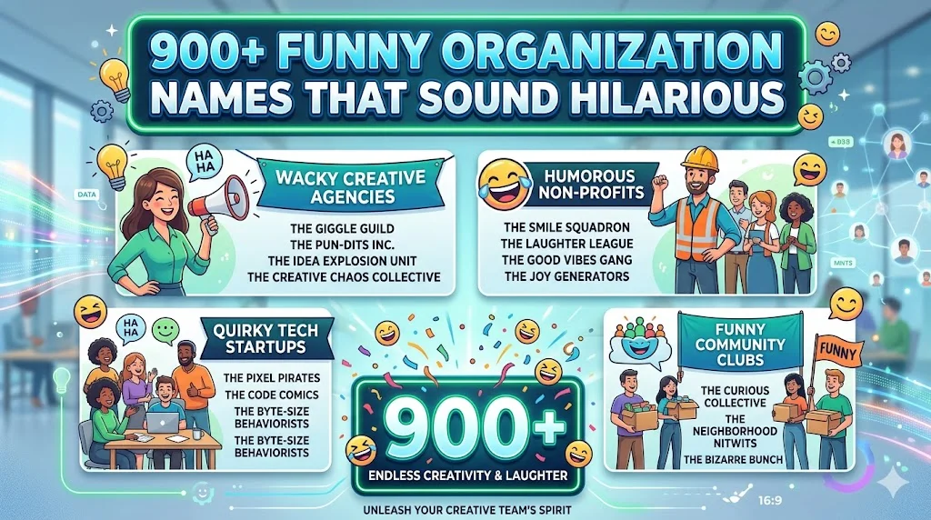 🦉 Cute Organization Names That Melt Your Heart