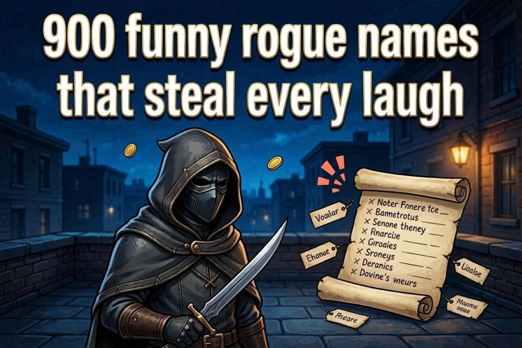 🦉  Cute Rogue Names That Melt Your Heart