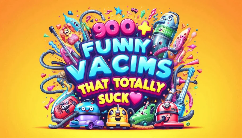๐ฆ Cute Vacuum Names That Melt Your Heart