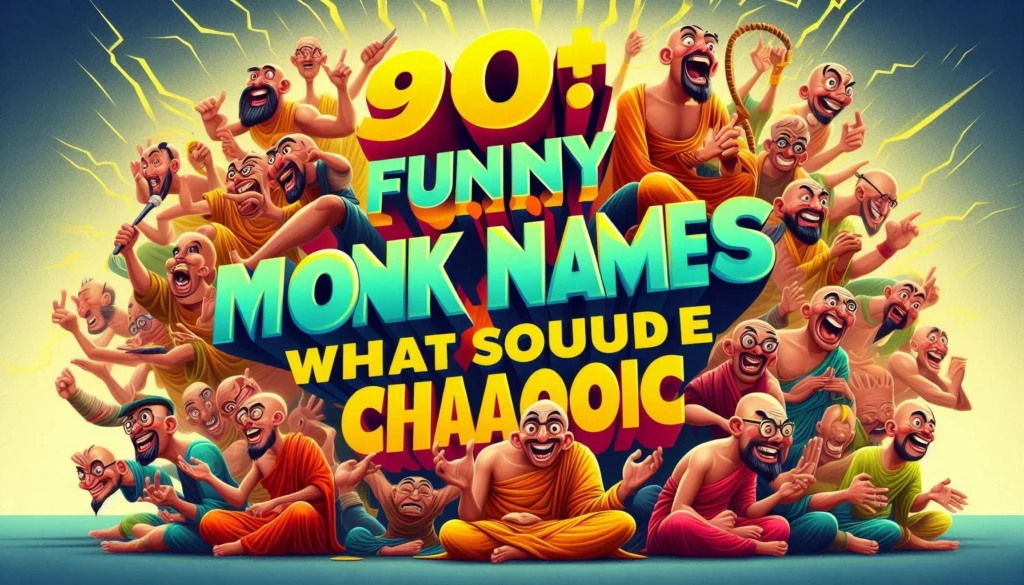 Silly Funny Monk Names That Make You Laugh Instantly