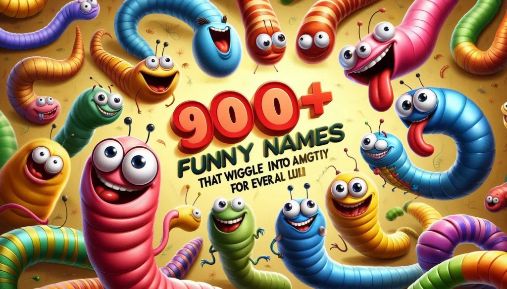 😂 Silly Funny Worm Names That Make You Laugh Instantly