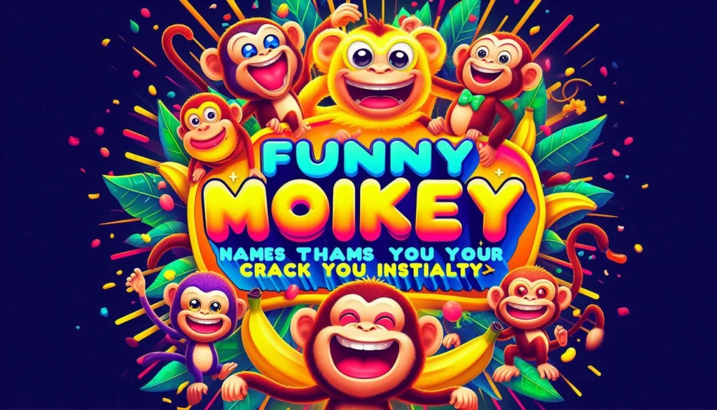 😂 Silly Monkey Names That Make You Laugh Instantly 🤪
