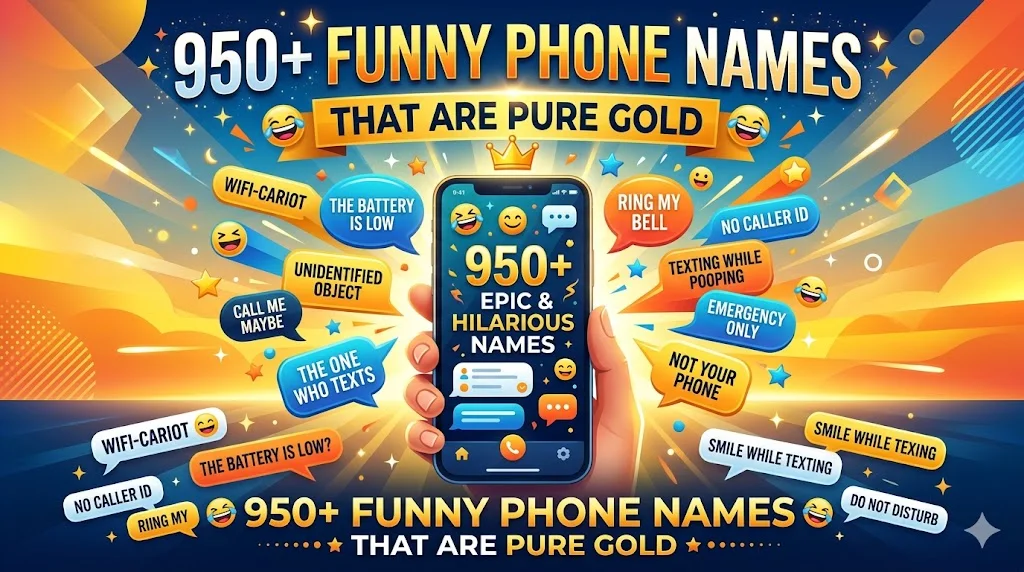 😂 Silly Phone Names That Make You Laugh Instantly