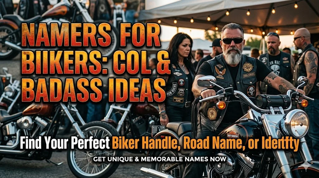 🔥 Cool and Badass Biker Names for Every Rider Style