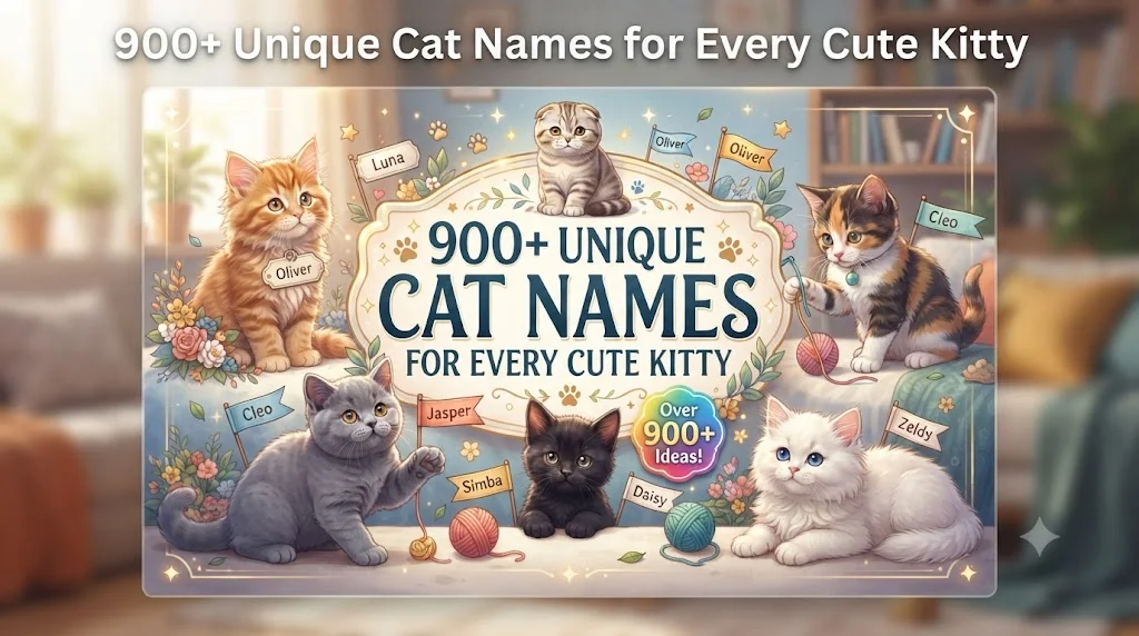 🦉 Cute Cat Names That Melt Your Heart